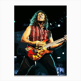 Kirk Hammett metallica band music 6 Canvas Print