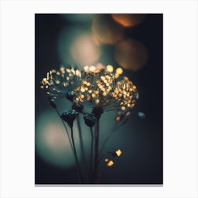 Glowing Dots Canvas Print