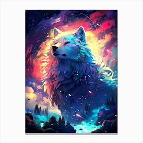 Wolf Painting Canvas Print