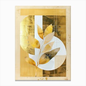 Golden Leaf Canvas Print