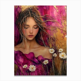 Dreaming Of Daisies 1 Canvas Print