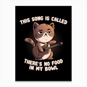 Cat Song Canvas Print