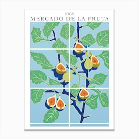 Mercado De La Fruta Figs Illustration 4 Poster Canvas Print