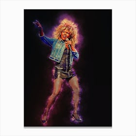 Spirit Of Tina Turner Canvas Print