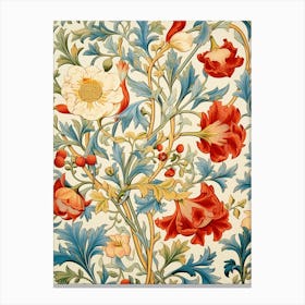 William Morris Floral 6 Canvas Print