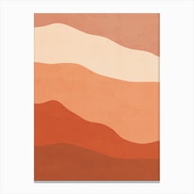 Abstract Mountain Landscape - Tc01 Canvas Print