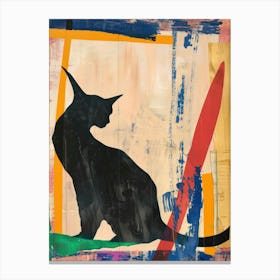 Cat 8 Cut Out Collage Canvas Print