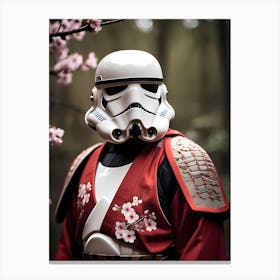 Stormtroopers Wearing Samurai Kimono (9) Canvas Print