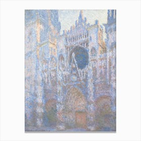 Rouen Cathedral, West Façade (1894), 1, Claude Monet Canvas Print