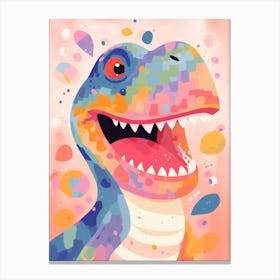 Colourful Dinosaur Megalosaurus Canvas Print