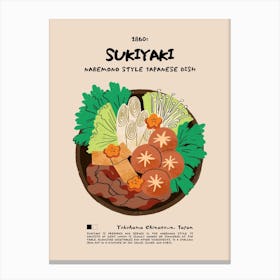 Sukiyaki Canvas Print