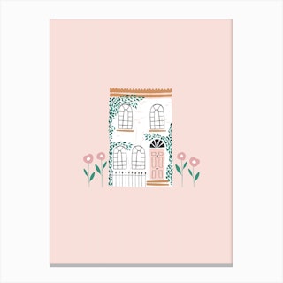 A Little House In London Canvas Print