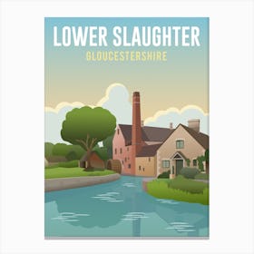 Lower Slaughter Cotswolds Canvas Print