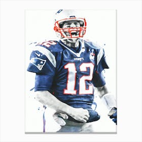 Tom Brady New England 1 Canvas Print