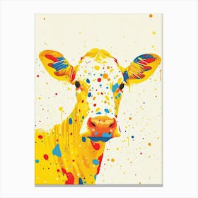 Yellow Cow 1 Canvas Print