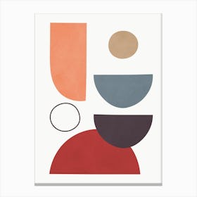 Geometry of circles and semicircles 2 Canvas Print