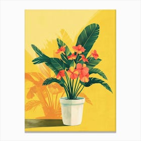 Plant In A Pot 15 Canvas Print
