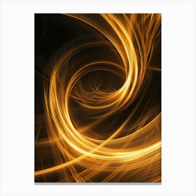 Abstract Golden Spiral Canvas Print