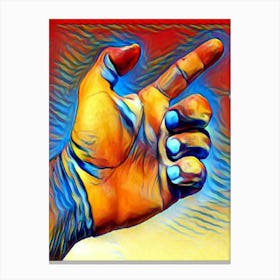 Hand In The Air Canvas Print