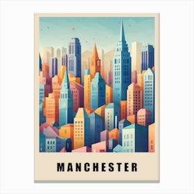Manchester City Low Poly (19) Canvas Print