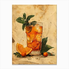 Orange Iced Tea 19 Canvas Print