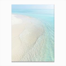 Clear Ocean Beach Water Canvas Print