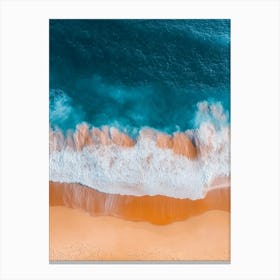 Aerial View Of The Beach 9 Canvas Print