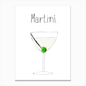 Martini Canvas Print