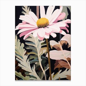 Flower Illustration Oxeye Daisy 4 Canvas Print