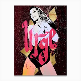 Urge Sexy Woman Canvas Print