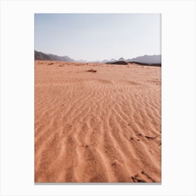 Wadi Rum desert | Landscapen of Jordan, Middle-East photography Canvas Print