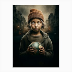 The Weight Of The World 1 Canvas Print
