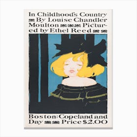 In Childhood S Country, Ethel Reed Canvas Print