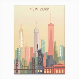 New York City Skyline Canvas Art Canvas Print