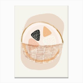 Basket Of Fruit Canvas Print