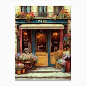 Paris Cafe Canvas Print