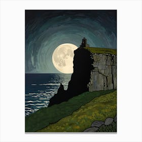 William Morris Full Moon Over Ireland Leinwandbilder