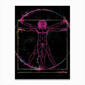 Vitruvian Man Canvas Print