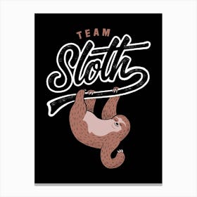 Team Sloth Canvas Print