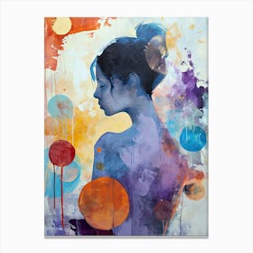 Ethereal Dreamer, Boho Art Style 1 Canvas Print