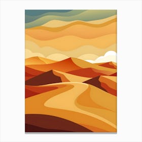 Desert Landscape 15 Canvas Print