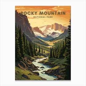 Rocky Mountain (Colorado) Canvas Print