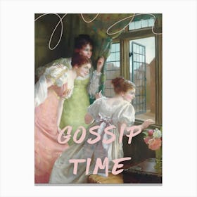 Gossip Time Canvas Print