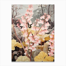 Coral Bells 4 Flower Painting Canvas Print