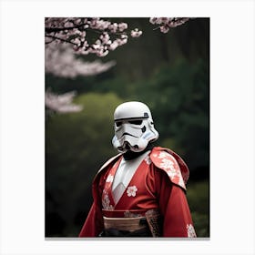 Stormtroopers Wearing Samurai Kimono (15) Canvas Print