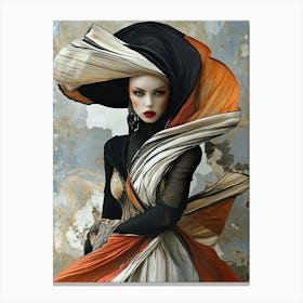 Neo-Deco Fantasy Elegance # 1 Canvas Print