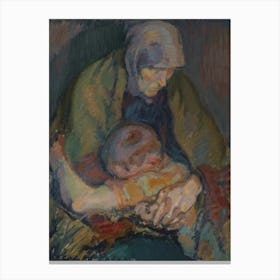 Pietà, 1916, By Magnus Enckell Canvas Print