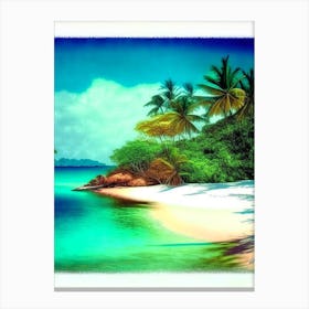 Marajo Island Brazil Soft Colours Tropical Destination Canvas Print