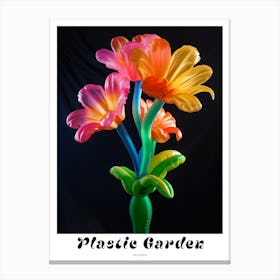 Bright Inflatable Flowers Poster Gaillardia 3 Canvas Print