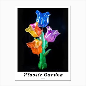 Bright Inflatable Flowers Poster Larkspur 1 Canvas Print